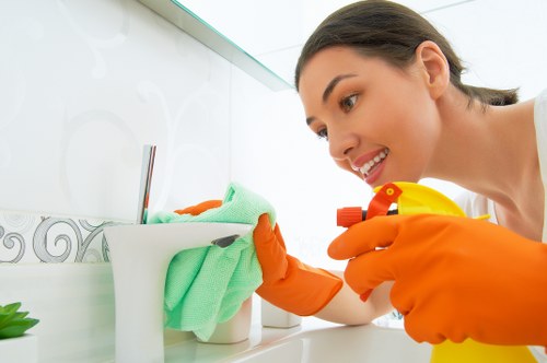 Kennington commercial cleaning team in a workspace