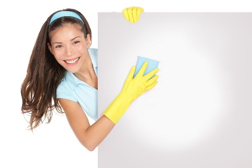 Interior and exterior residential window cleaning with streak-free glass
