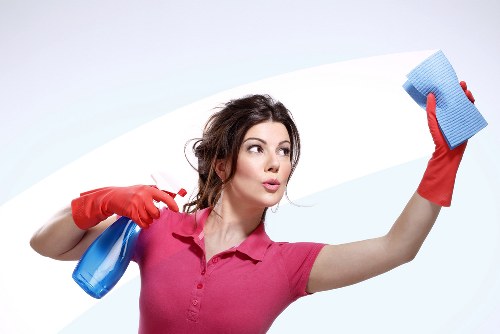 Commercial storefront window cleaning for a polished business appearance